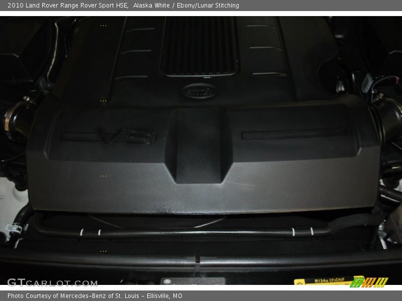 Alaska White / Ebony/Lunar Stitching 2010 Land Rover Range Rover Sport HSE