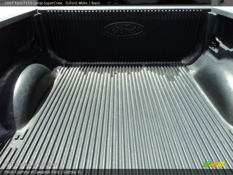 Oxford White / Black 2007 Ford F150 Lariat SuperCrew
