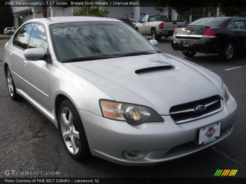 Brilliant Silver Metallic / Charcoal Black 2005 Subaru Legacy 2.5 GT Sedan