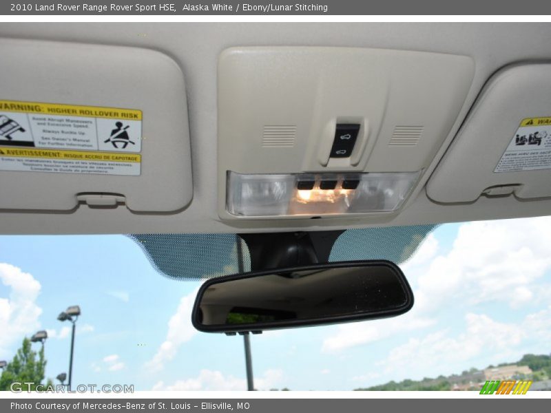 Alaska White / Ebony/Lunar Stitching 2010 Land Rover Range Rover Sport HSE