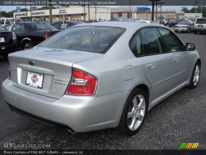 Brilliant Silver Metallic / Charcoal Black 2005 Subaru Legacy 2.5 GT Sedan