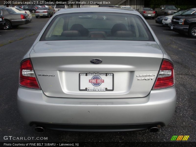 Brilliant Silver Metallic / Charcoal Black 2005 Subaru Legacy 2.5 GT Sedan
