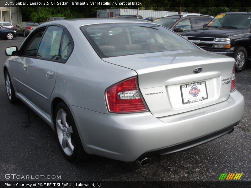 Brilliant Silver Metallic / Charcoal Black 2005 Subaru Legacy 2.5 GT Sedan