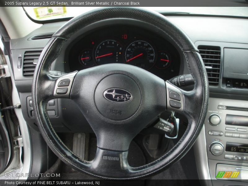 Brilliant Silver Metallic / Charcoal Black 2005 Subaru Legacy 2.5 GT Sedan