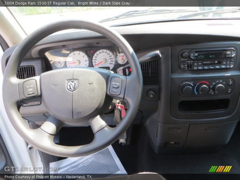 Bright White / Dark Slate Gray 2004 Dodge Ram 1500 ST Regular Cab