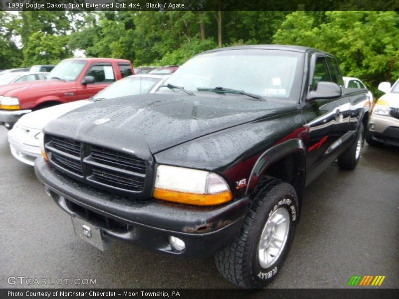 Black / Agate 1999 Dodge Dakota Sport Extended Cab 4x4