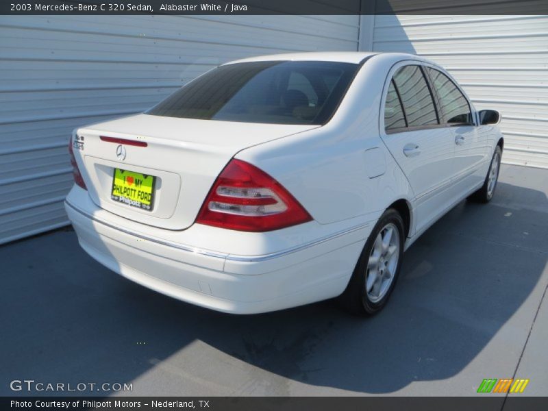 Alabaster White / Java 2003 Mercedes-Benz C 320 Sedan