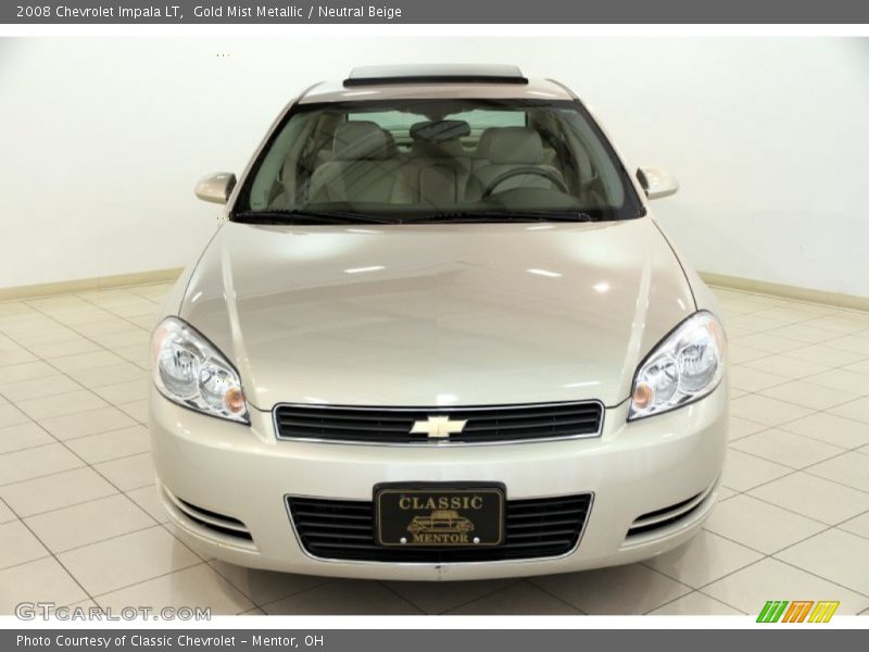 Gold Mist Metallic / Neutral Beige 2008 Chevrolet Impala LT