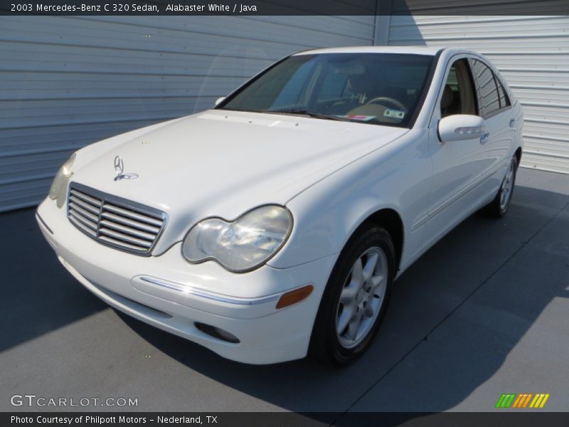 Alabaster White / Java 2003 Mercedes-Benz C 320 Sedan