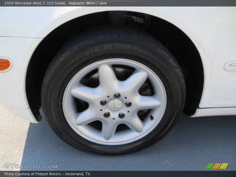 Alabaster White / Java 2003 Mercedes-Benz C 320 Sedan