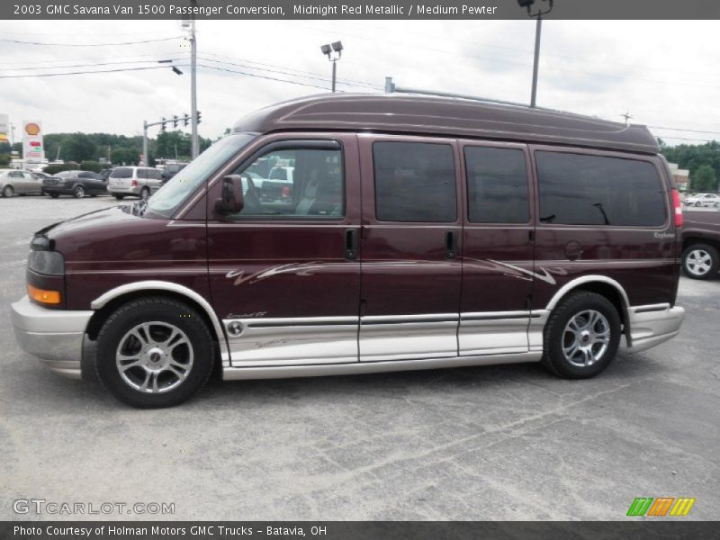  2003 Savana Van 1500 Passenger Conversion Midnight Red Metallic