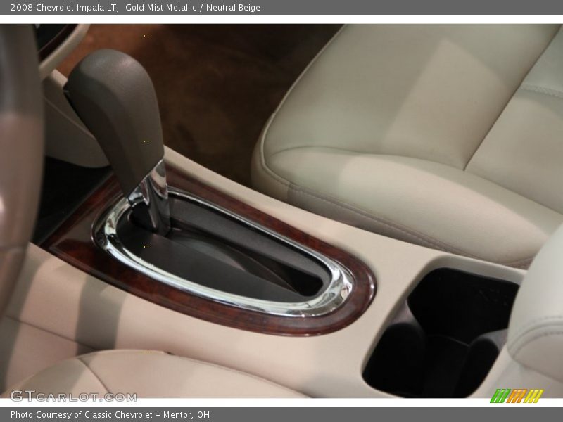 Gold Mist Metallic / Neutral Beige 2008 Chevrolet Impala LT