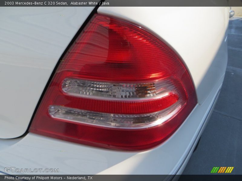 Alabaster White / Java 2003 Mercedes-Benz C 320 Sedan