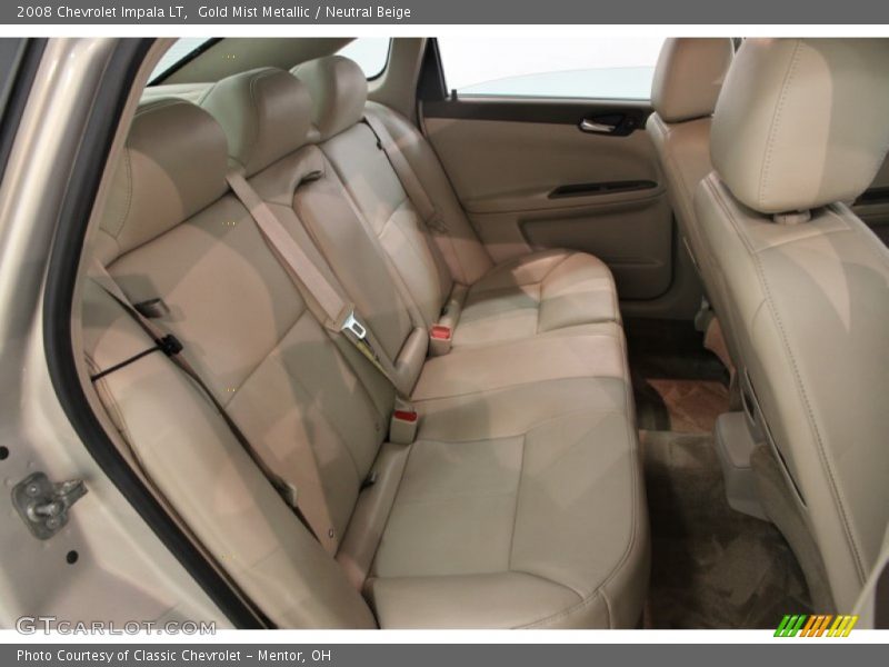 Gold Mist Metallic / Neutral Beige 2008 Chevrolet Impala LT
