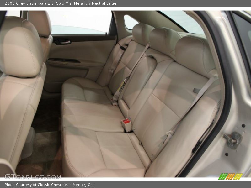 Gold Mist Metallic / Neutral Beige 2008 Chevrolet Impala LT