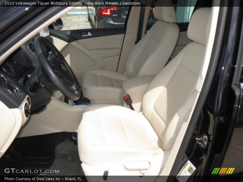 Deep Black Metallic / Sandstone 2010 Volkswagen Tiguan Wolfsburg Edition