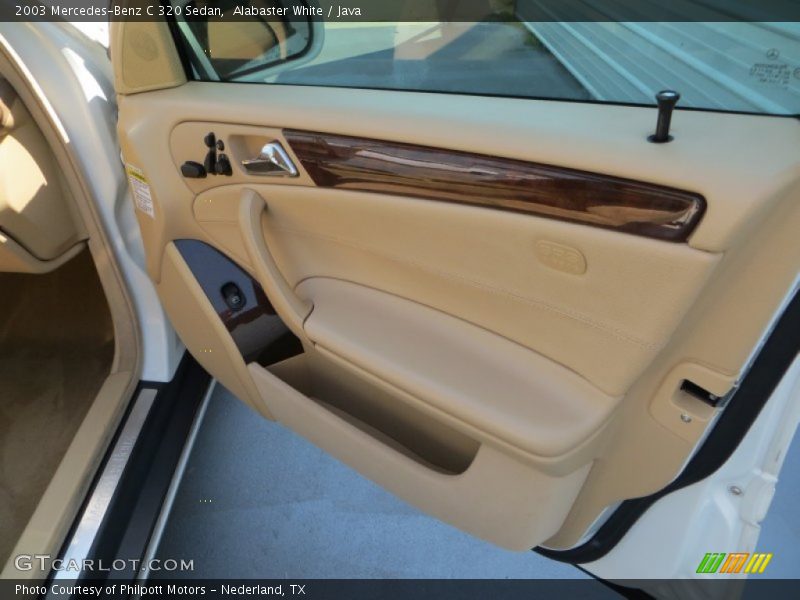 Alabaster White / Java 2003 Mercedes-Benz C 320 Sedan