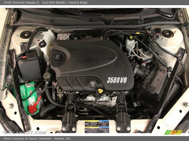 Gold Mist Metallic / Neutral Beige 2008 Chevrolet Impala LT
