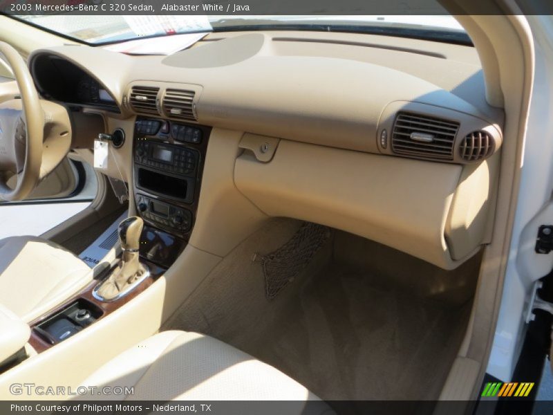 Alabaster White / Java 2003 Mercedes-Benz C 320 Sedan