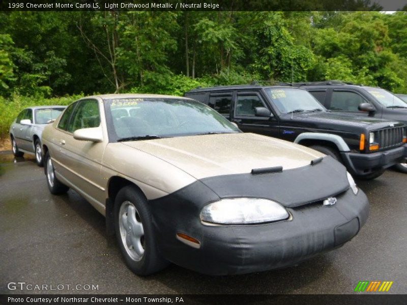 Light Driftwood Metallic / Neutral Beige 1998 Chevrolet Monte Carlo LS