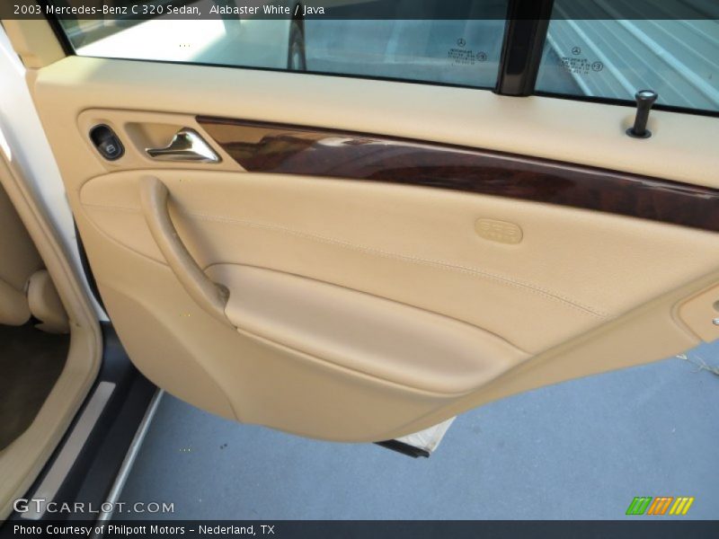 Alabaster White / Java 2003 Mercedes-Benz C 320 Sedan