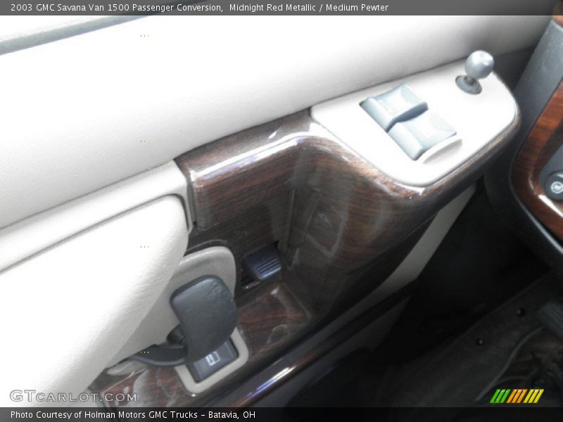 Midnight Red Metallic / Medium Pewter 2003 GMC Savana Van 1500 Passenger Conversion