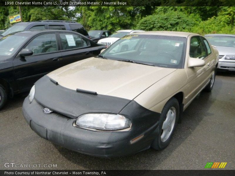Light Driftwood Metallic / Neutral Beige 1998 Chevrolet Monte Carlo LS