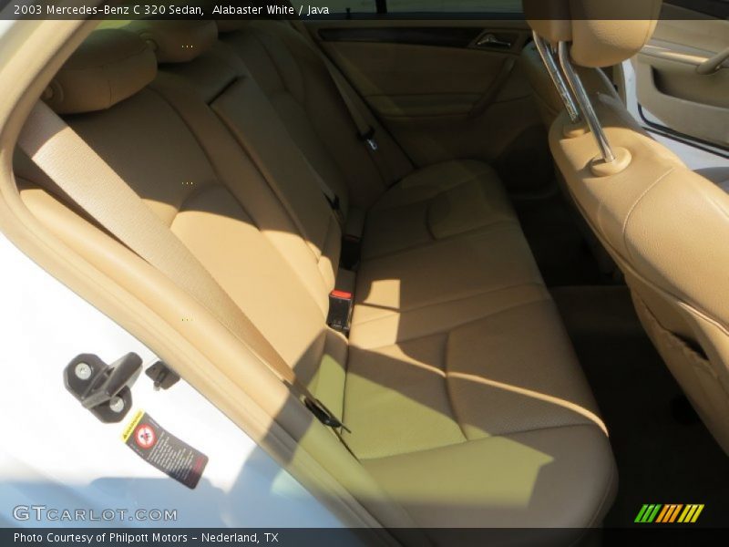 Alabaster White / Java 2003 Mercedes-Benz C 320 Sedan