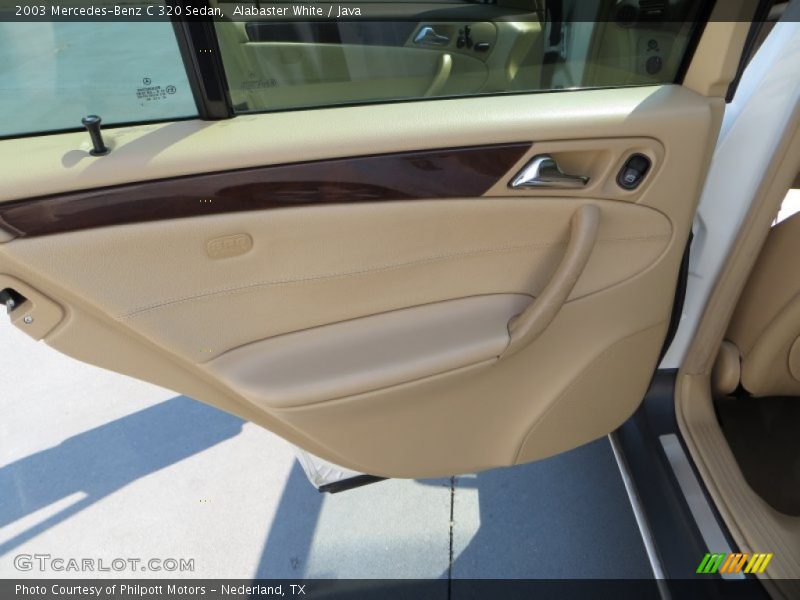 Alabaster White / Java 2003 Mercedes-Benz C 320 Sedan
