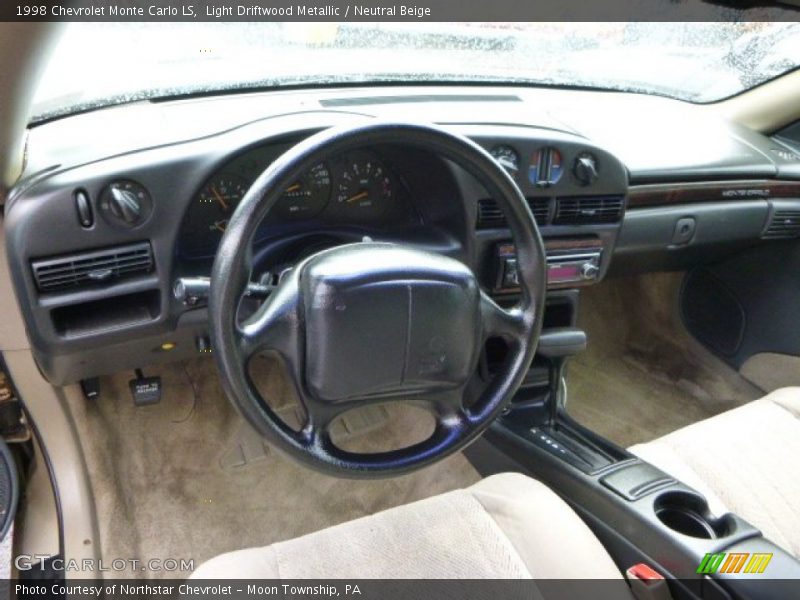 Light Driftwood Metallic / Neutral Beige 1998 Chevrolet Monte Carlo LS