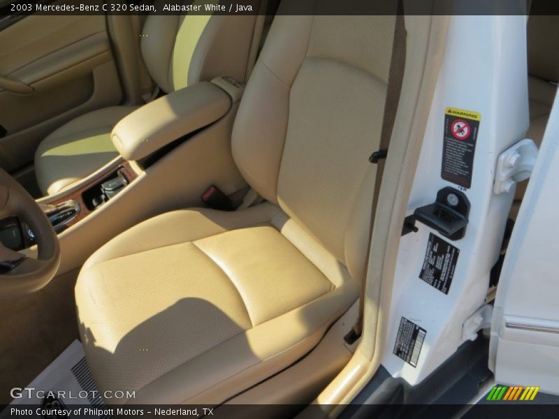 Alabaster White / Java 2003 Mercedes-Benz C 320 Sedan
