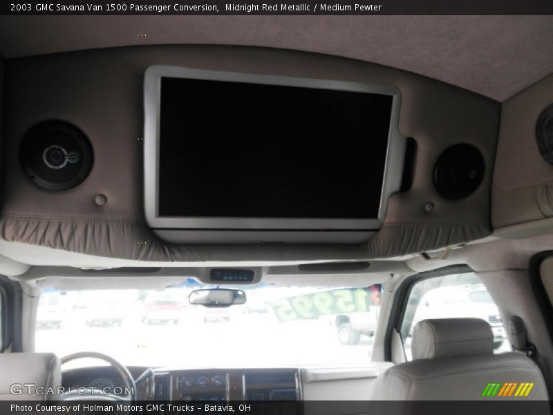 Midnight Red Metallic / Medium Pewter 2003 GMC Savana Van 1500 Passenger Conversion