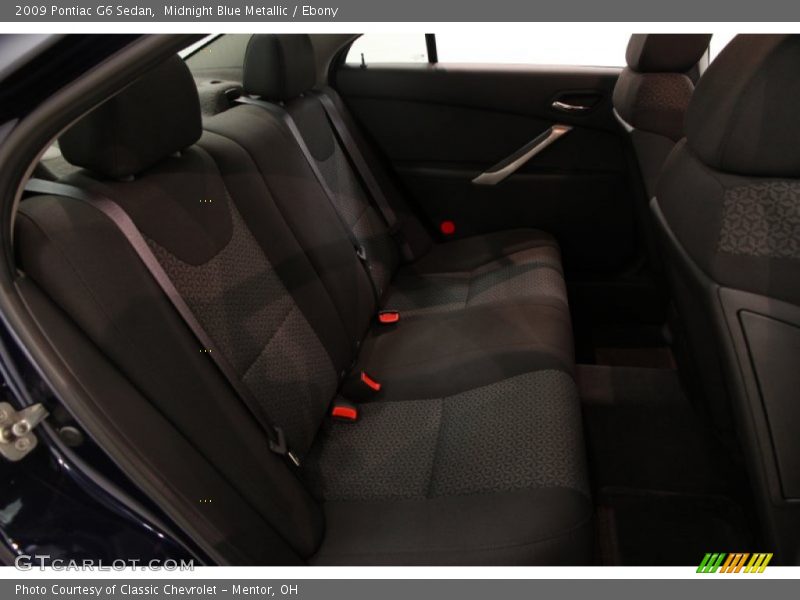 Midnight Blue Metallic / Ebony 2009 Pontiac G6 Sedan