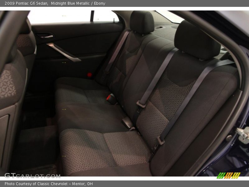 Midnight Blue Metallic / Ebony 2009 Pontiac G6 Sedan