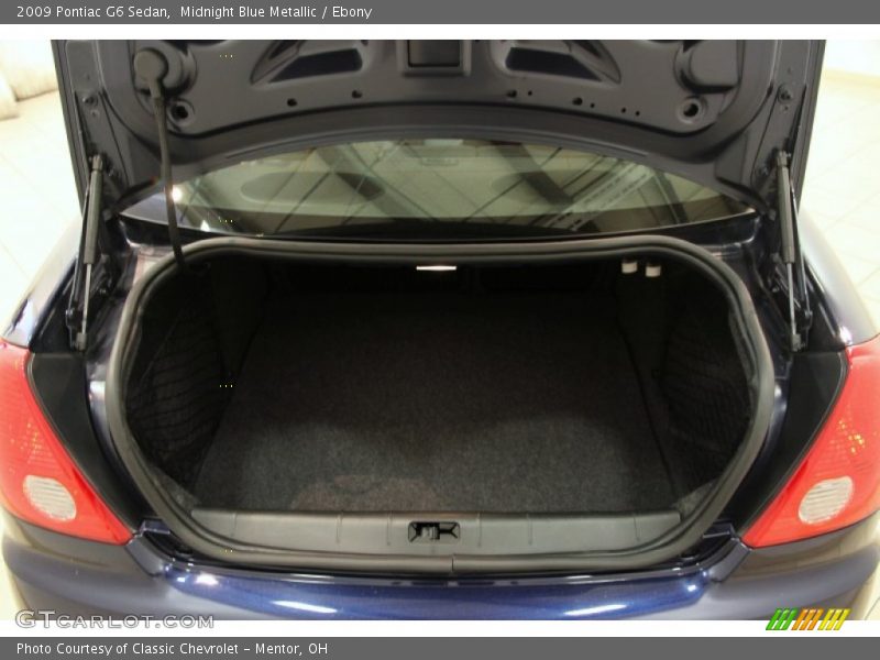 Midnight Blue Metallic / Ebony 2009 Pontiac G6 Sedan