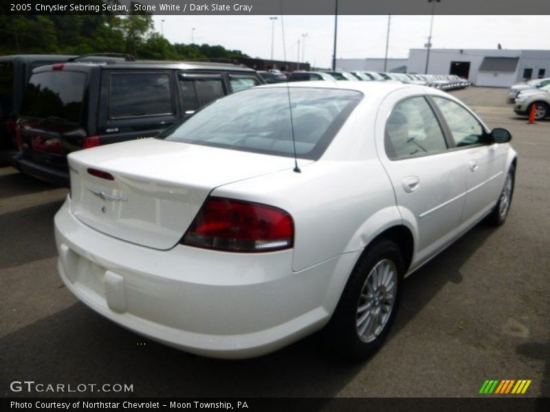 Stone White / Dark Slate Gray 2005 Chrysler Sebring Sedan