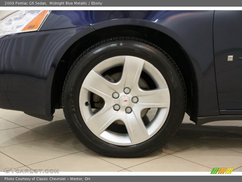 Midnight Blue Metallic / Ebony 2009 Pontiac G6 Sedan