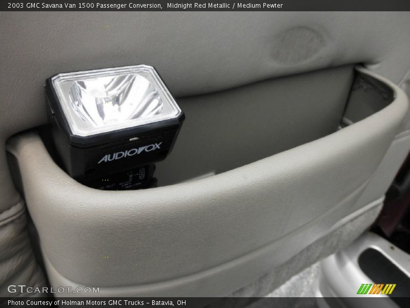 Midnight Red Metallic / Medium Pewter 2003 GMC Savana Van 1500 Passenger Conversion