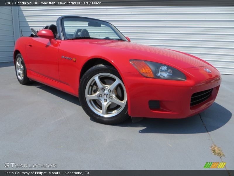 New Formula Red / Black 2002 Honda S2000 Roadster