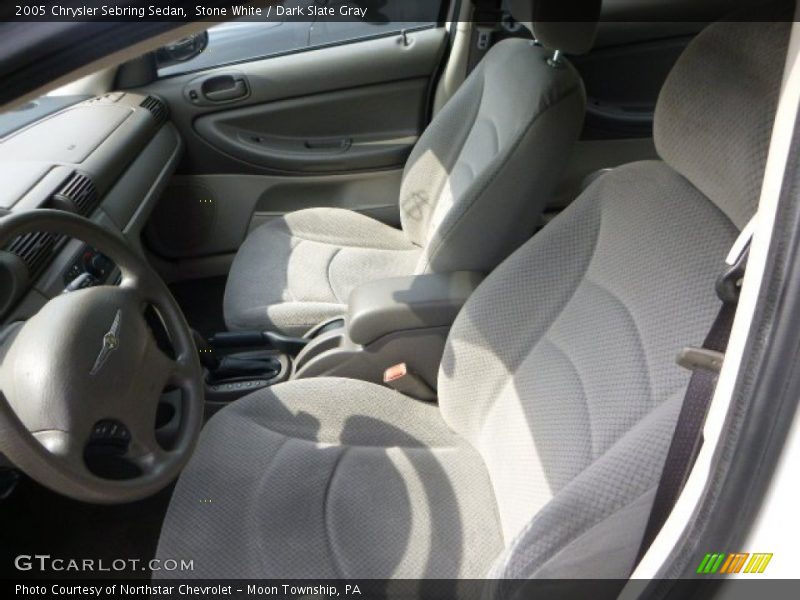 Stone White / Dark Slate Gray 2005 Chrysler Sebring Sedan