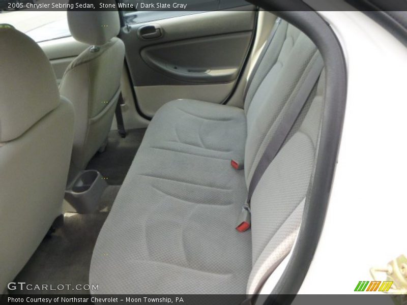 Stone White / Dark Slate Gray 2005 Chrysler Sebring Sedan