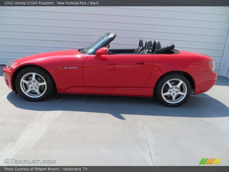 New Formula Red / Black 2002 Honda S2000 Roadster