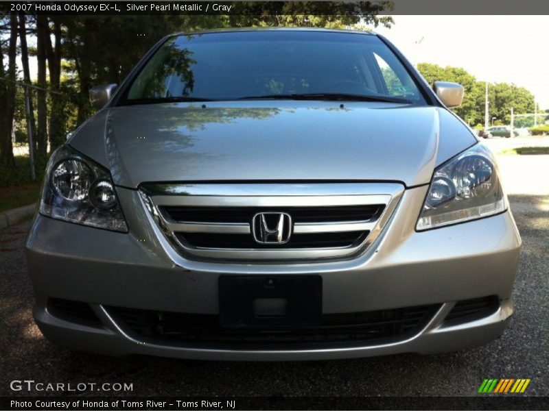 Silver Pearl Metallic / Gray 2007 Honda Odyssey EX-L