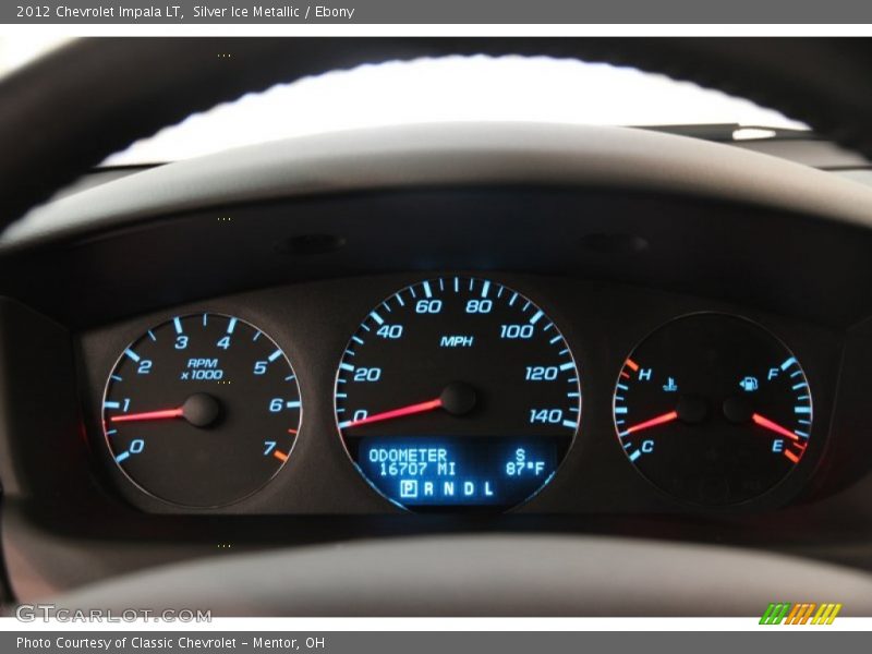 Silver Ice Metallic / Ebony 2012 Chevrolet Impala LT