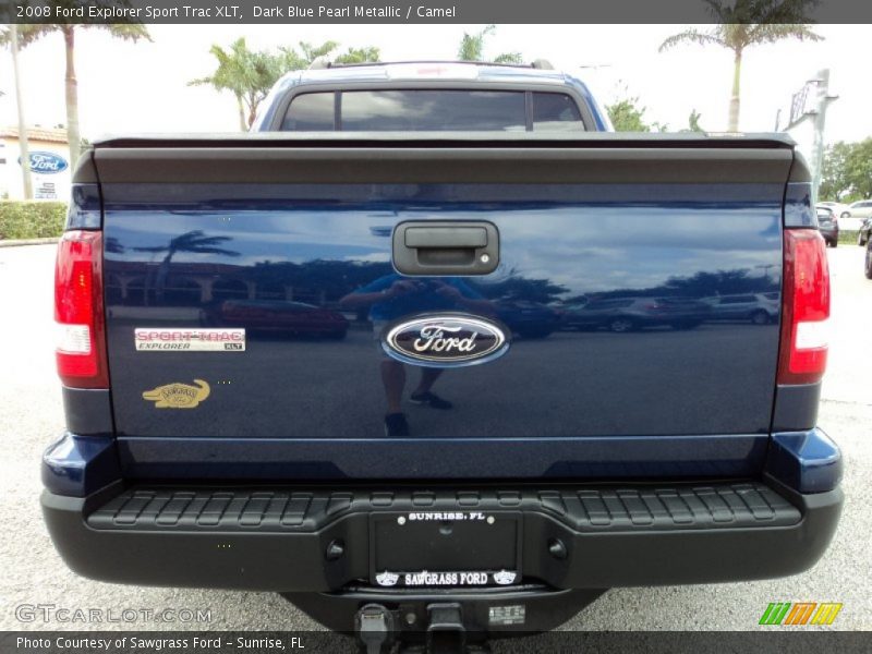 Dark Blue Pearl Metallic / Camel 2008 Ford Explorer Sport Trac XLT