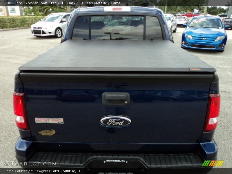 Dark Blue Pearl Metallic / Camel 2008 Ford Explorer Sport Trac XLT