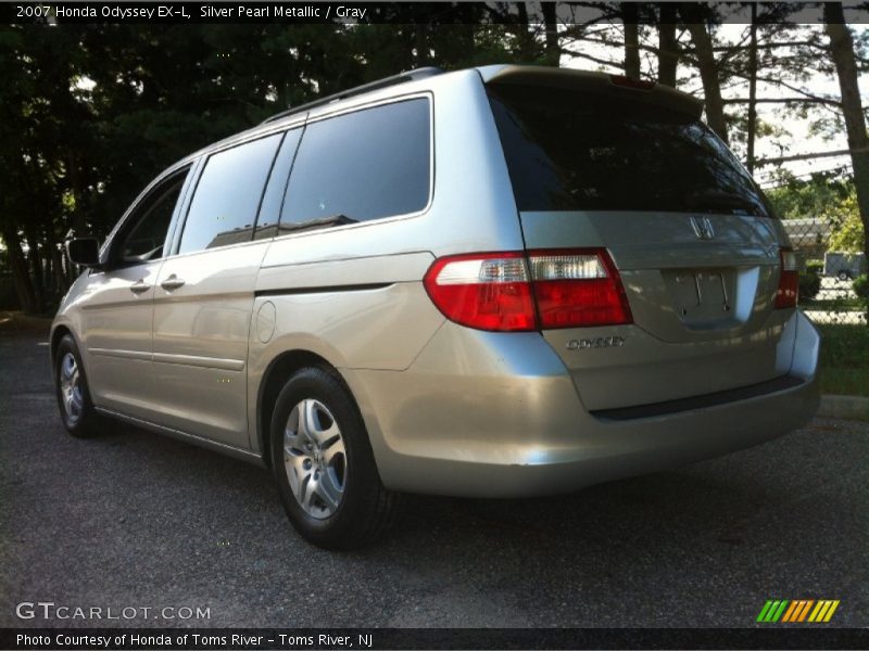 Silver Pearl Metallic / Gray 2007 Honda Odyssey EX-L