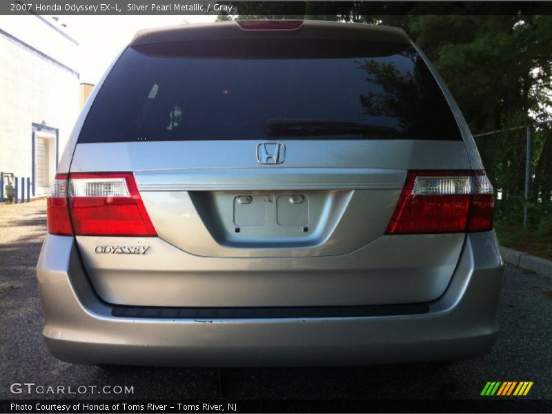 Silver Pearl Metallic / Gray 2007 Honda Odyssey EX-L