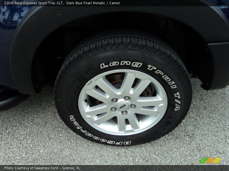 Dark Blue Pearl Metallic / Camel 2008 Ford Explorer Sport Trac XLT