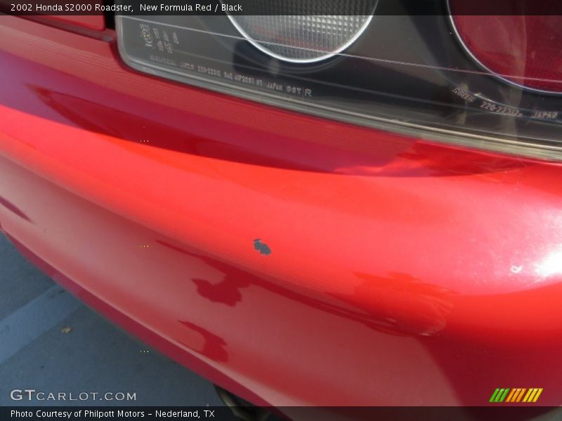 New Formula Red / Black 2002 Honda S2000 Roadster